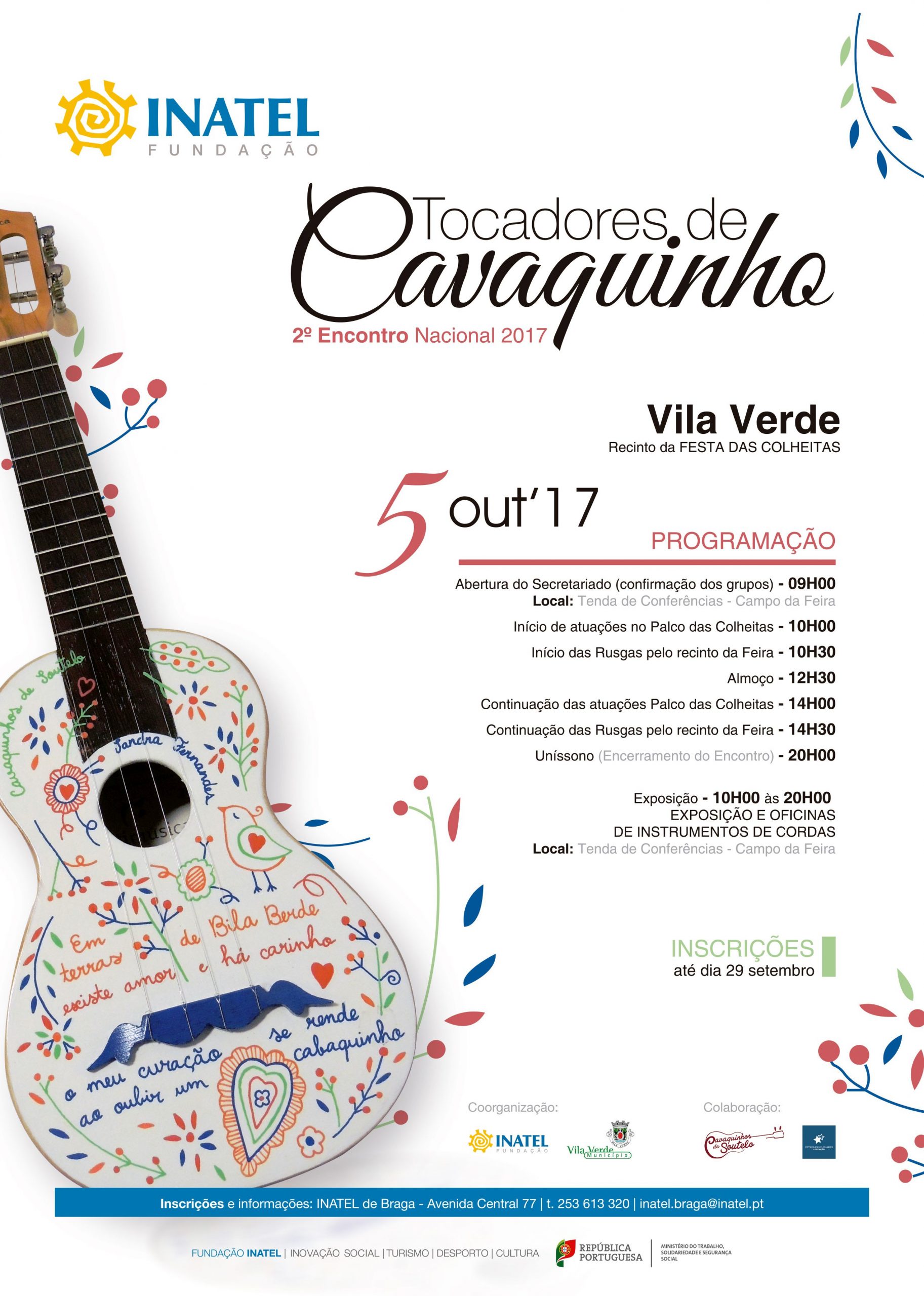 Cartaz A4- EncNac Cavaquinho 2017 - Vila Verde
