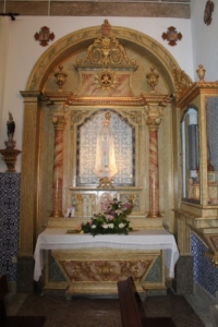 altar lateral srª de fátima