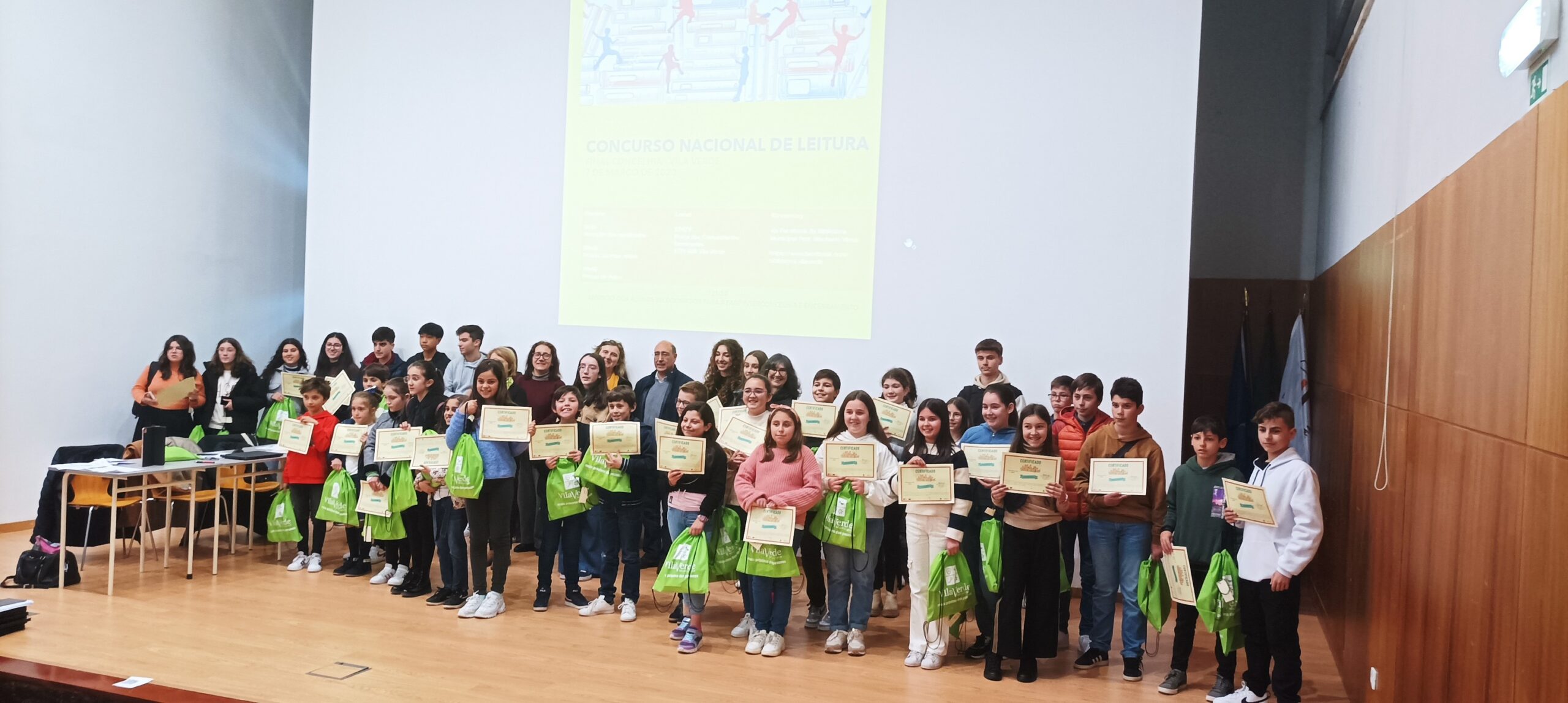 Prova do Concurso Nacional de Leitura juntou 46 alunos de Vila Verde